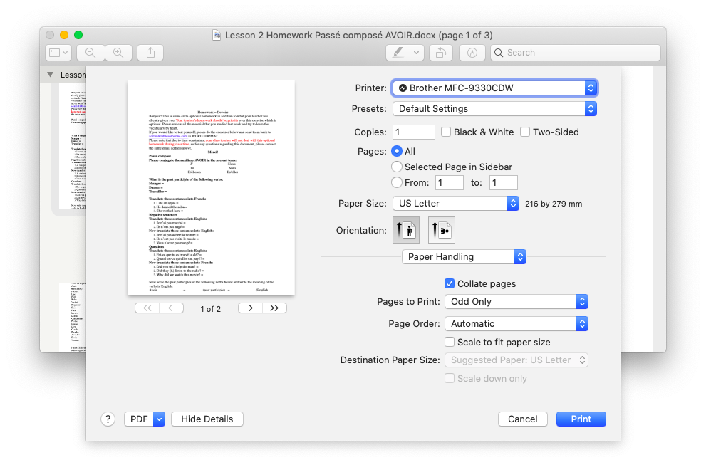 pdf printer for mac air